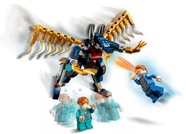 LEGO Marvel Super Heroes - Asaltul Aerian Eternals 76145, 133 piese