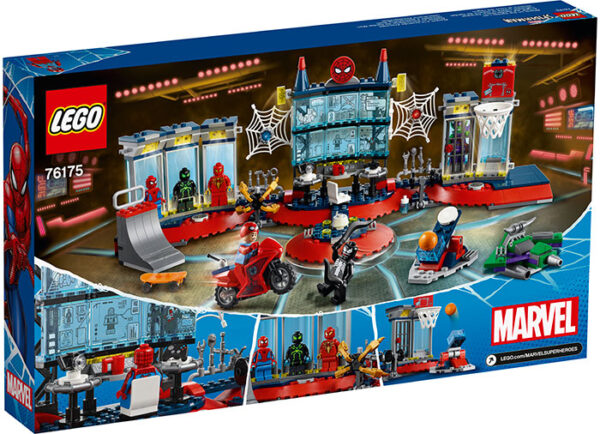 LEGO Marvel Super Heroes - Atacul asupra bazei lui Spider-Man 76175, 466 piese