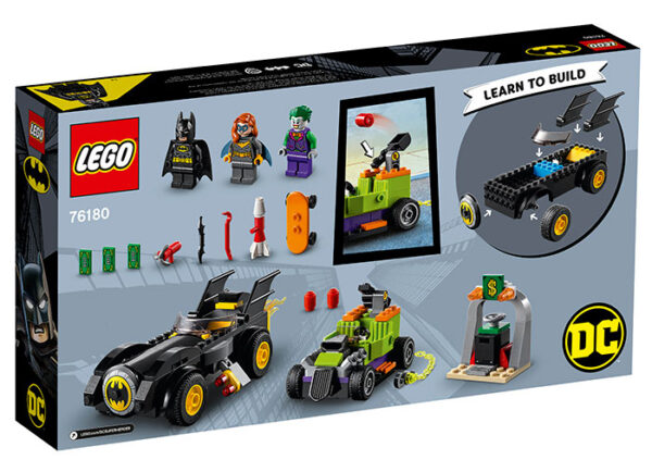 LEGO DC Super Heroes - Batman contra The Joker: Urmarirea cu Batmobile-ul 76180, 136 piese