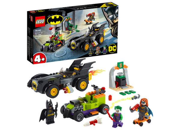 LEGO DC Super Heroes - Batman contra The Joker: Urmarirea cu Batmobile-ul 76180, 136 piese
