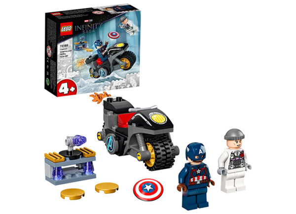 76189-superheroes-lego LEGO Marvel Super Heroes - Captain America versus Hyrda 76189, 49 piese