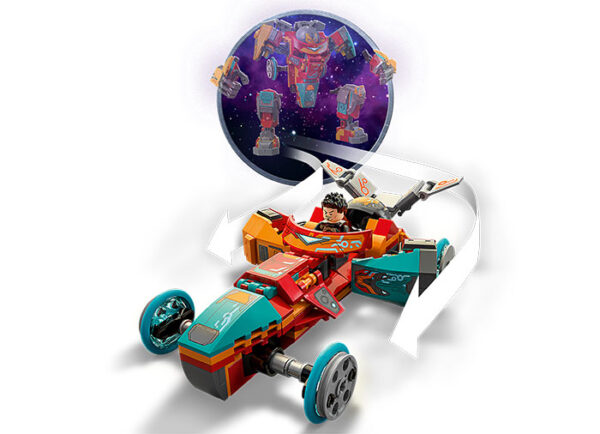 LEGO Marvel Super Heroes - Iron Man Sakaarian 76194, 369 piese