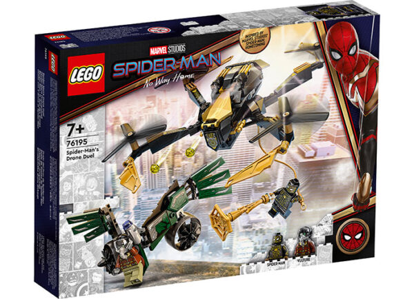 76195-heroes-lego-2 LEGO Marvel Super Heroes - Spider-Man Duelul cu Drone 76195, 198 piese