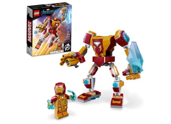76203-lego-super-heroes LEGO Marvel Super Heroes - Robot Iron Man 76203, 130 piese