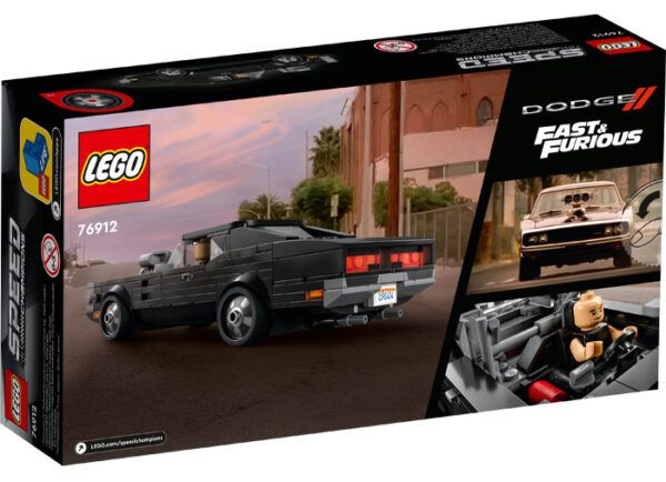LEGO® Speed Champions - Dodge Charger R/T 1970 Furios si iute 76912, 345 piese