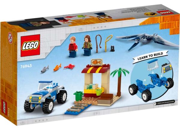 LEGO Jurassic World - Urmarirea Pteranodonului 76943, 94 piese