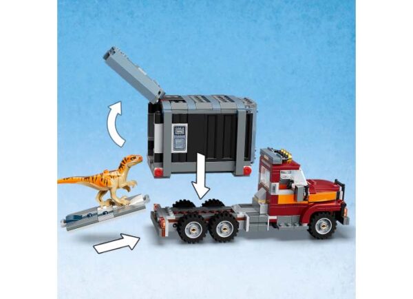 76948-lego-jurassic-world-4 LEGO Jurassic World - Evadarea dinozaurilor T.rex si Atrociraptor 76948, 466 piese