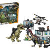 LEGO Jurassic World - Atacul Giganotozaurului si Therizinosaurului 76949, 810 piese
