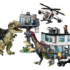 LEGO Jurassic World - Atacul Giganotozaurului si Therizinosaurului 76949, 810 piese