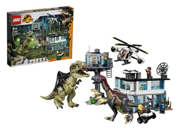 LEGO Jurassic World - Atacul Giganotozaurului si Therizinosaurului 76949, 810 piese