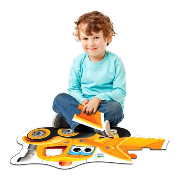 Primul Meu Puzzle De Podea - Excavator - TLJ128619