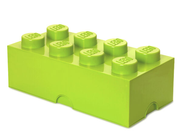 Cutii depozitare - Cutie depozitare LEGO 2x4 verde deschis 40041220, 0 piese
