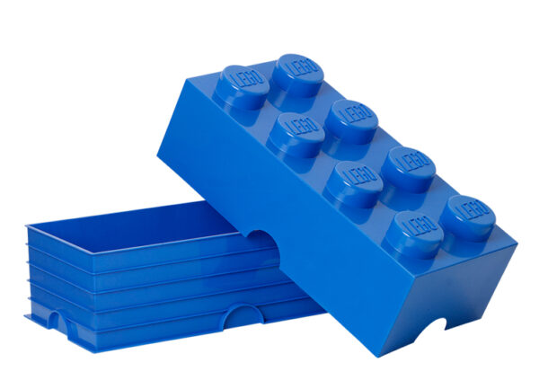 Cutii depozitare - Cutie depozitare LEGO 2x4 albastru inchis 40041731, 0 piese