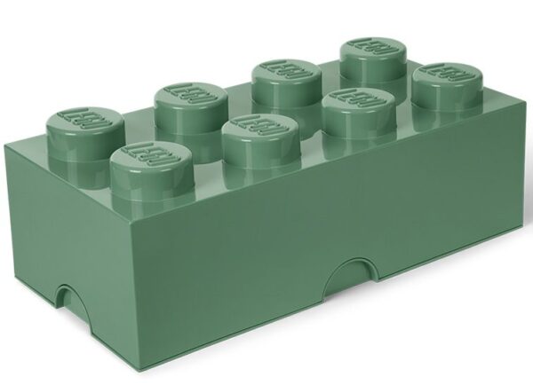cutie-depozitare-lego-40041747 Cutii depozitare - Cutie depozitare LEGO 2x4 verde masliniu 40041747, 0 piese