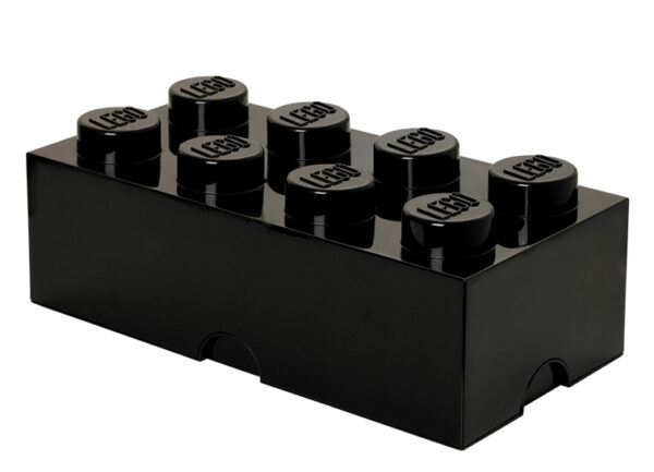 Cutii depozitare - Cutie depozitare LEGO 2x4 negru 40041733, 0 piese