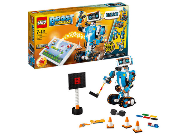 lego-boost-17101 LEGO BOOST - Cutie creativa de unelte LEGO BOOST 17101, 847 piese