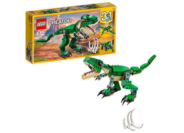 lego-creator-31058 LEGO Creator - Dinozauri puternici 31058, 174 piese