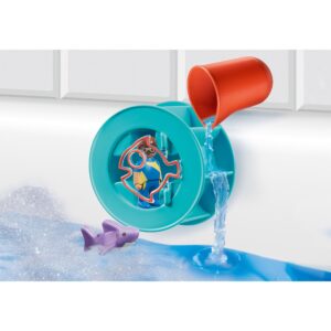 Playmobil - 1.2.3 Roata De Apa Cu Pui De Rechin - PM70636