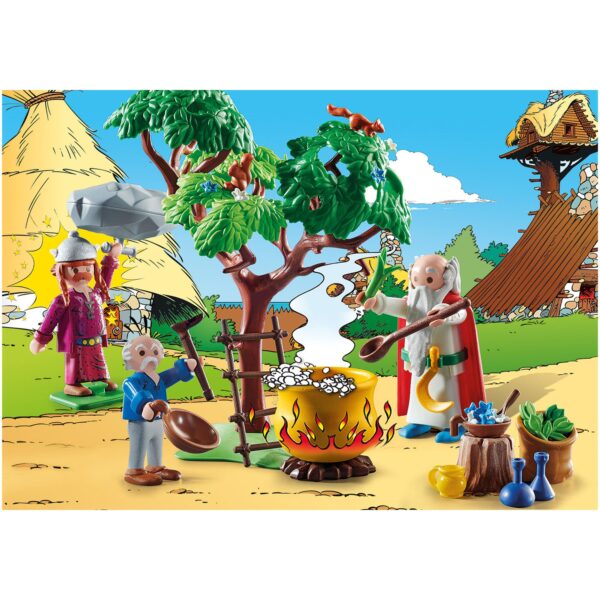 Playmobil - Asterix Si Obelix - Getafix Cu Potiunea Magica - PM70933