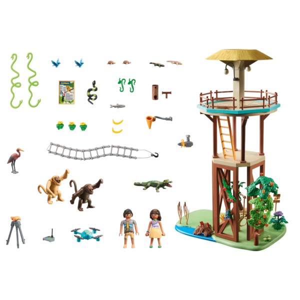 Playmobil - Turn De Cercetare Cu Busola - PM71008