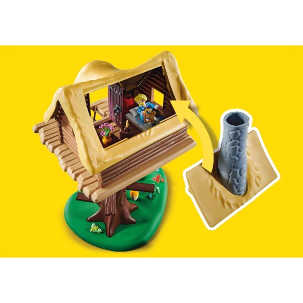 Playmobil - Asterix Si Obelix - Cacofonix Si Casa In Copac - PM71016