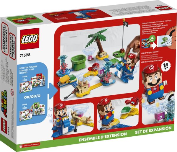 LEGO® Super Mario 71398 - Set de extindere Plaja lui Dorrie