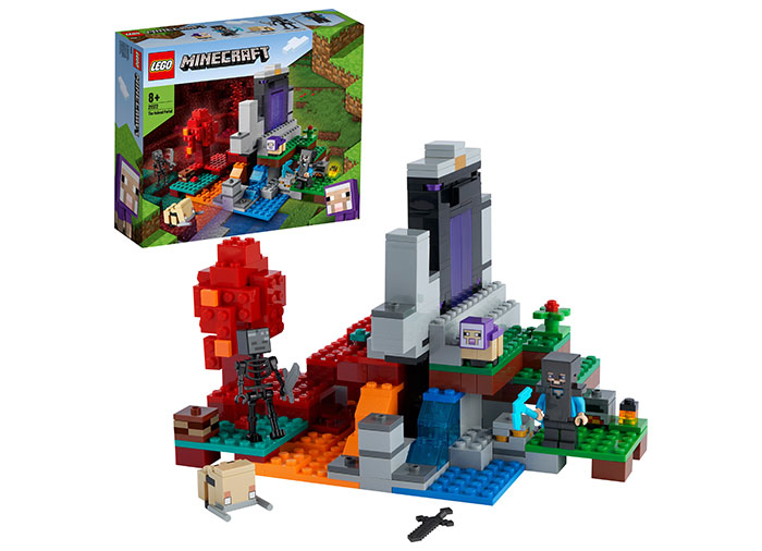 21172-minecraft-lego LEGO Minecraft - Portalul ruinat 21172, 316 piese