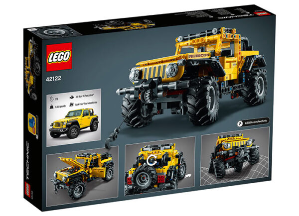 42122-LEGO-TECHNIC-2 LEGO Technic - Jeep Wrangler 42122, 665 piese