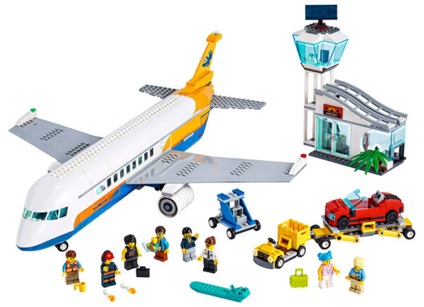 LEGO City - Avion de pasageri 60262, 669 piese