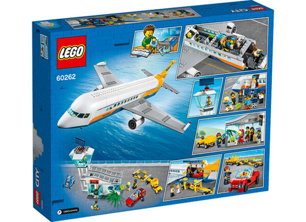 LEGO City - Avion de pasageri 60262, 669 piese