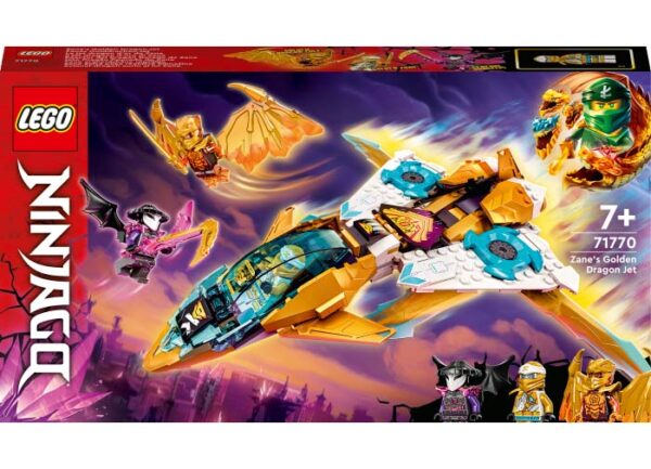 71770-lego-ninjago-1 LEGO Ninjago - Avionul Dragon de Aur al lui Zane 71770, 258 piese