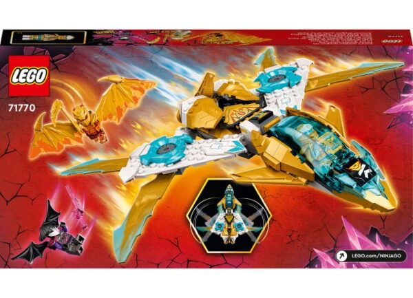 71770-lego-ninjago-2 LEGO Ninjago - Avionul Dragon de Aur al lui Zane 71770, 258 piese