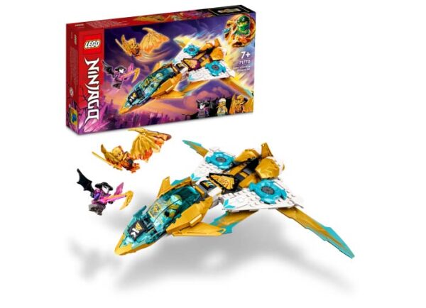 71770-lego-ninjago LEGO Ninjago - Avionul Dragon de Aur al lui Zane 71770, 258 piese