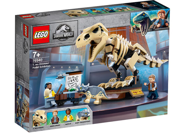 LEGO Jurassic World - Expozitia de fosile de T. Rex 76940, 198 piese