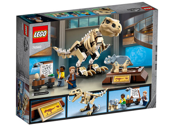 LEGO Jurassic World - Expozitia de fosile de T. Rex 76940, 198 piese
