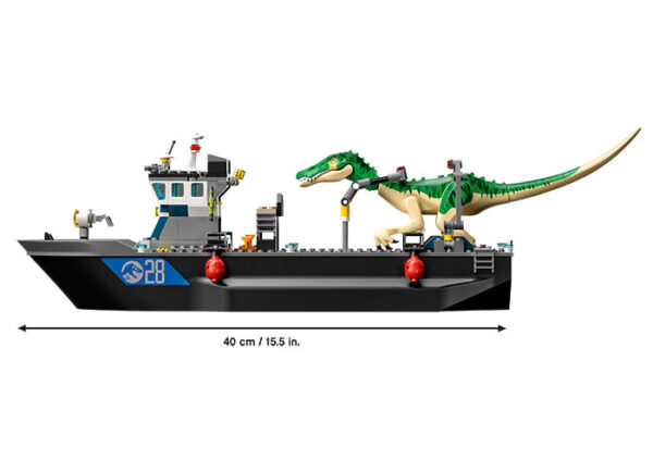 76942-jurassic-lego-4 LEGO Jurassic World - Evadarea Baryonyx pe Vapor 76942, 308 piese