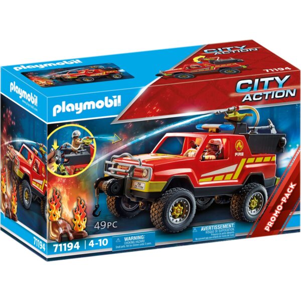 Playmobil - Camion De Pompieri Cu Furtun - PM71194