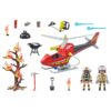 Playmobil - Elicopter De Pompieri Cu 2 Figurine - PM71195