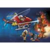 Playmobil - Elicopter De Pompieri Cu 2 Figurine - PM71195