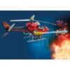 Playmobil - Elicopter De Pompieri Cu 2 Figurine - PM71195