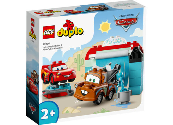 LEGO DUPLO - Distractie la spalatorie cu Lightning McQueen si Mater 10996, 29 piese