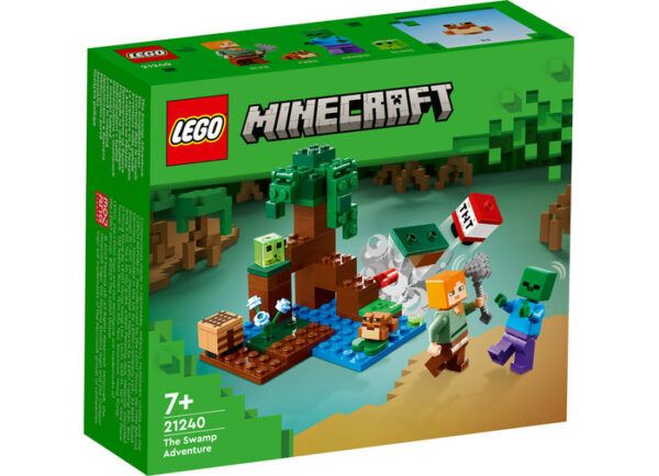 LEGO Minecraft - Aventura din mlastina 21240, 65 piese
