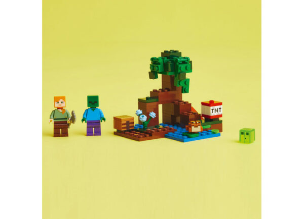 LEGO Minecraft - Aventura din mlastina 21240, 65 piese