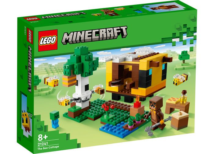 LEGO Minecraft - Casuta albinelor 21241, 254 piese