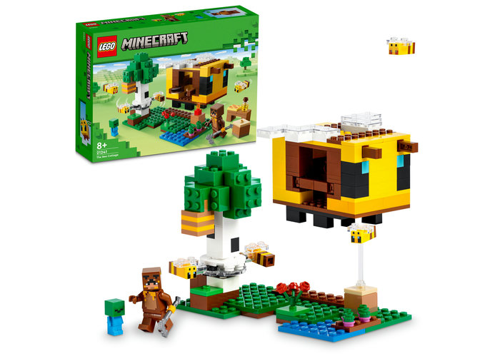 LEGO Minecraft - Casuta albinelor 21241, 254 piese