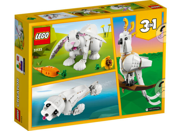 LEGO Creator - Iepure alb 31133, 258 piese