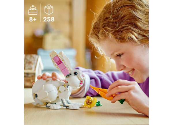 LEGO Creator - Iepure alb 31133, 258 piese