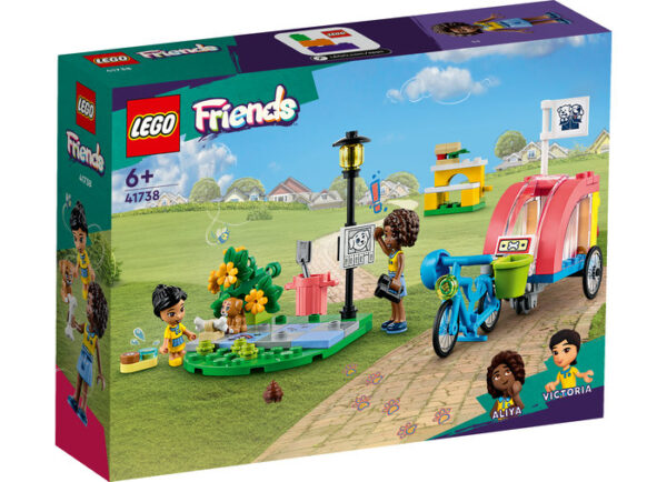 41738-lego-friends-1 LEGO Friends - Bicicleta pentru salvarea cainilor 41738, 125 piese