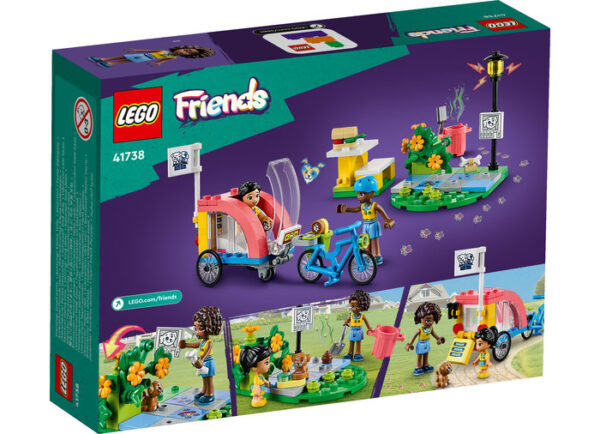 41738-lego-friends-2 LEGO Friends - Bicicleta pentru salvarea cainilor 41738, 125 piese