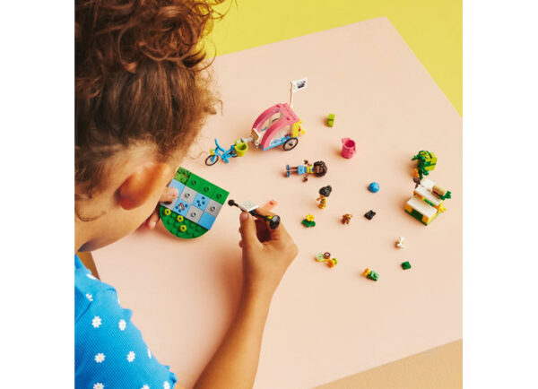 41738-lego-friends-3 LEGO Friends - Bicicleta pentru salvarea cainilor 41738, 125 piese